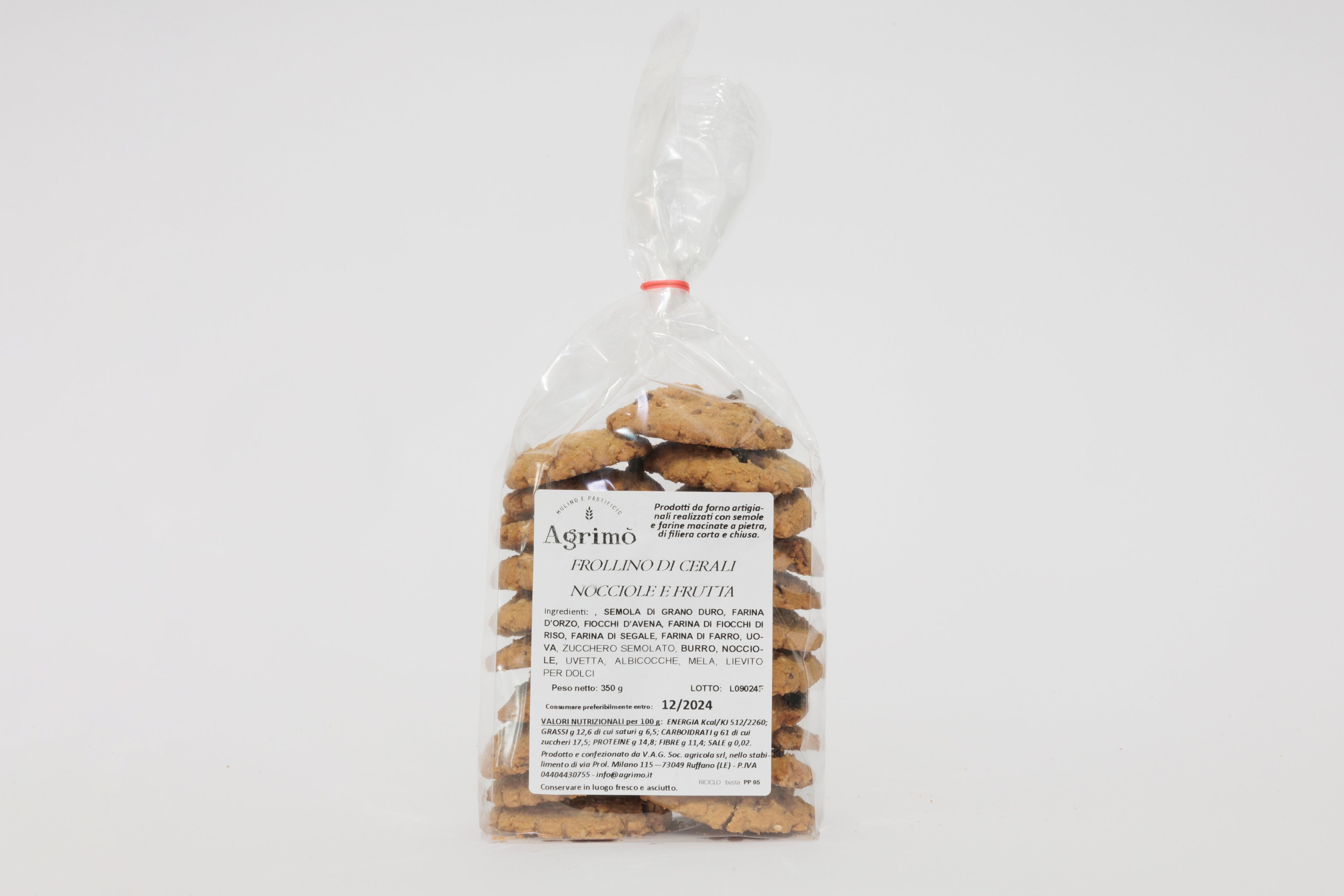 Frollini ai Cereali e Frutta Secca